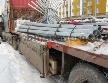 Отправка клиенту опор ОГК и кронштейнов